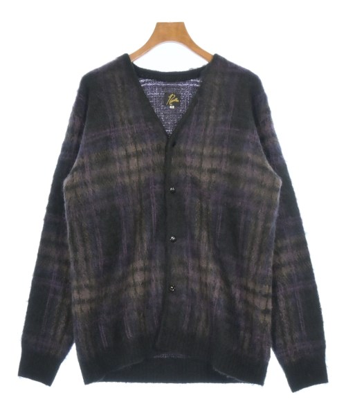Needles ニードルスニット・セーター メンズ M 黒x紫xベージュ(チェック)【中古】【古着】｜RAGTAG（ブランド古着のラグタグ）