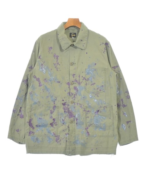 Needles ニードルスカバーオール メンズ M カーキx紫x青【中古】【古着】|RAGTAG(ブランド古着のラグタグ)