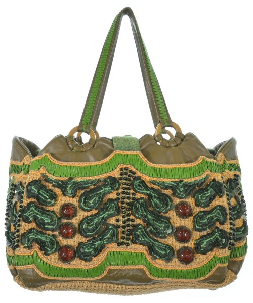 JAMIN PUECH かごバッグ ラフィア レザー ハンドバッグ トートバッグ JAMIN PUECH かごバッグ ラフィア レザー ハンドバッグ トートバッグ