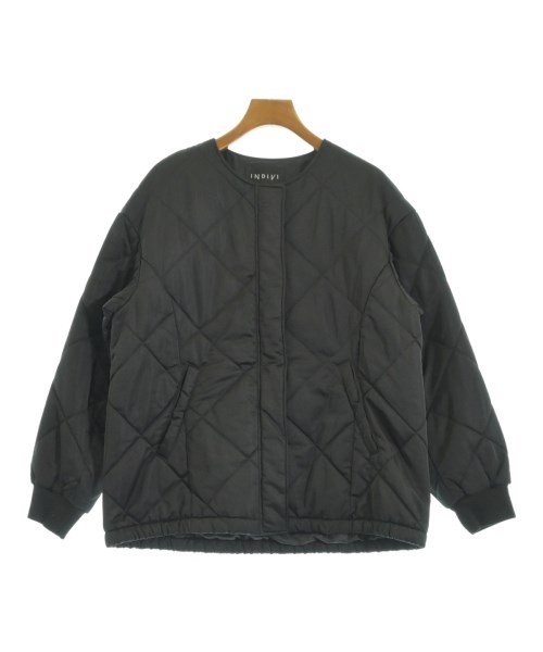 INDIVI インディヴィ ブルゾン（その他） レディース 40(L位) 黒 【中古】【古着】