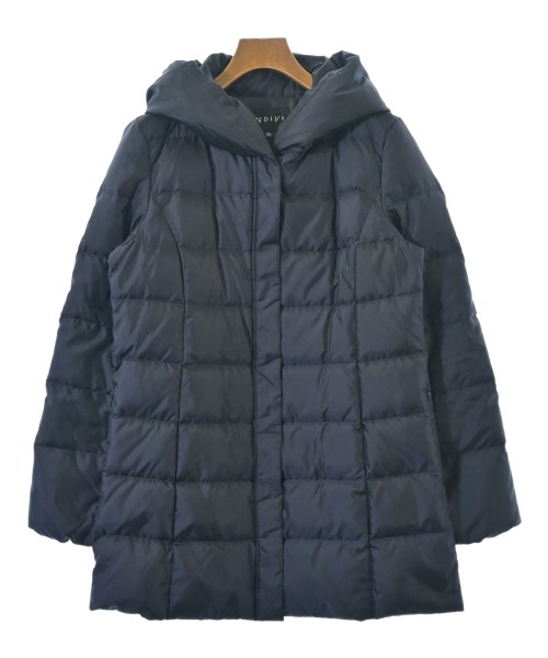 INDIVI インディヴィダウンコート レディース 38(M位) 紺【中古】【古着】 コート・ジャケット-レディースファッション