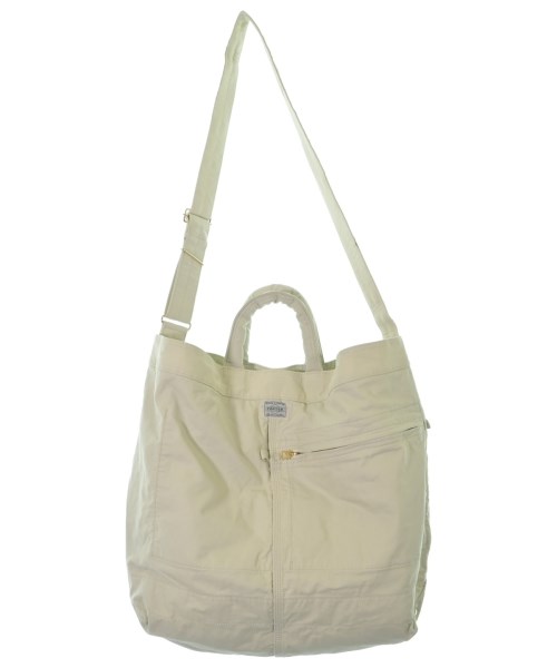 PORTER ポータートートバッグ メンズ - ベージュ【中古】【古着】