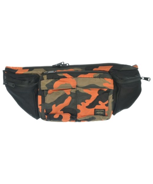 PORTER ボーイ御徒面子（余分の物） メンズ - オレンジ色x黒xカーキ(偽装)【中古】【古着】