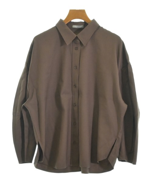 theory luxe セオリーリュクスカジュアルシャツ レディース 38(M位) 茶【中古】【古着】