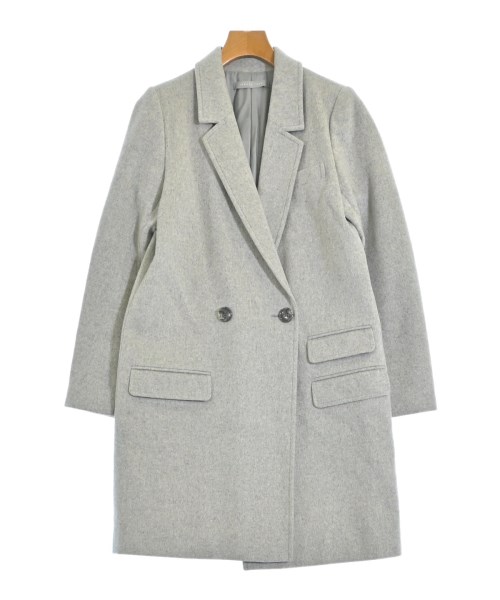 theory luxe セオリーリュクスチェスターコート レディース 40(M位) 薄墨色【中古】【古着】 コート・ジャケット-レディースファッション