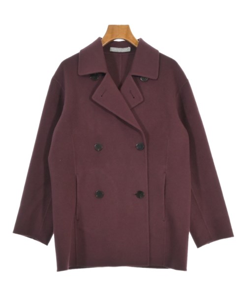 theory luxe セオリーリュクス ピーコート レディース 36(S位) エンジ 【中古】【古着】