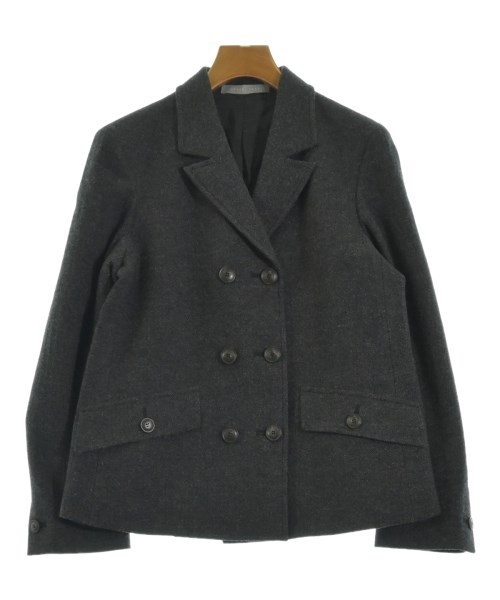 theory luxe セオリーリュクス カジュアルジャケット レディース 38(M位) チャコールグレー(ヘリンボーン) 【中古】【古着】