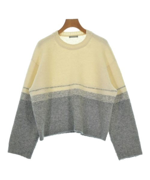 theory luxe セオリーリュクスニット・セーター レディース 38(M位) 象牙色x薄墨色【中古】【古着】