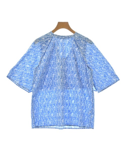 BACCA バッカ ブラウス レディース 36(S位) 青x白(総柄) 【中古】【古着】