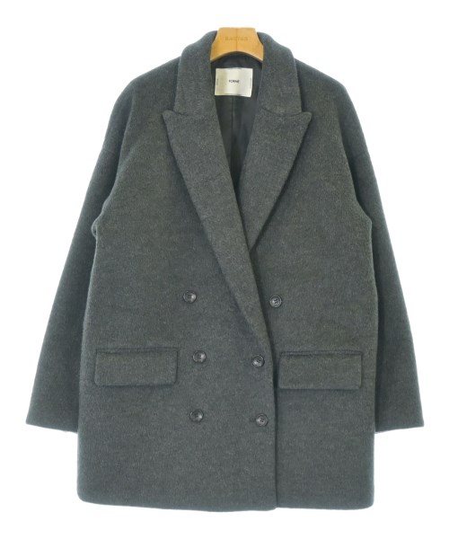 余分の物 ソノタチェスターコート レディース F 濃灰色薄墨色【中古】【古着】