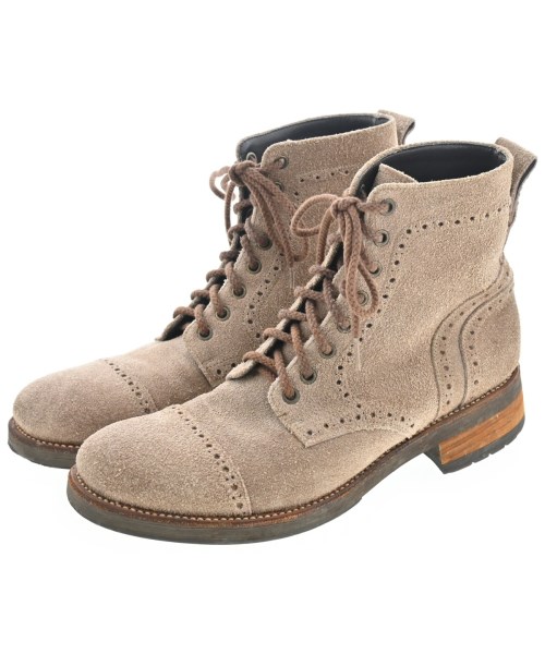 TAKEO KIKUCHI タケオ　キクチ ブーツ メンズ 65(26.5cm位) ベージュ 【中古】【古着】