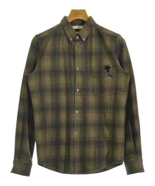 GOLDEN GOOSE ゴールデングース カジュアルシャツ メンズ XXS 茶系(チェック) 【中古】【古着】