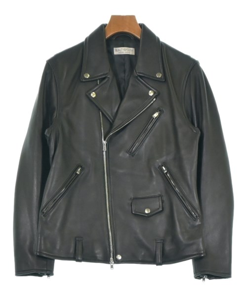 BEAUTY&YOUTH UNITED ARROWS ビューティーアンドユースユナイテットアローズ ライダース メンズ M 黒 【中古】【古着】