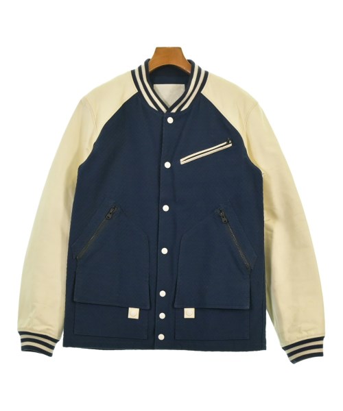 White Mountaineering ホワイトマウンテニアリング スタジャン メンズ 2(L位) 紺xアイボリー 【中古】【古着】