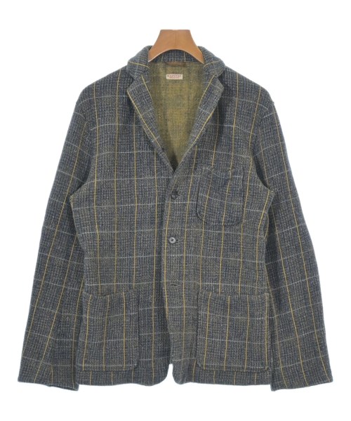 キャピタル KAPITAL カントリーチェックリネンジャケット 美品 キャピタル KAPITAL カントリーチェックリネンジャケット 美品