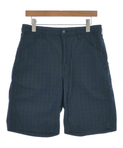 Engineered Garments エンジニアドガーメンツ ショートパンツ メンズ XS 紺x緑(チェック) 【中古】【古着】