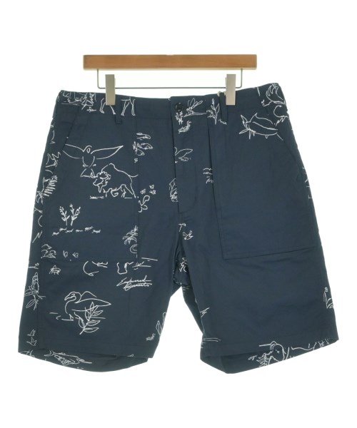 Engineered Garments エンジニアドガーメンツショートパンツ メンズ L 紺x白(総柄)【中古】【古着】