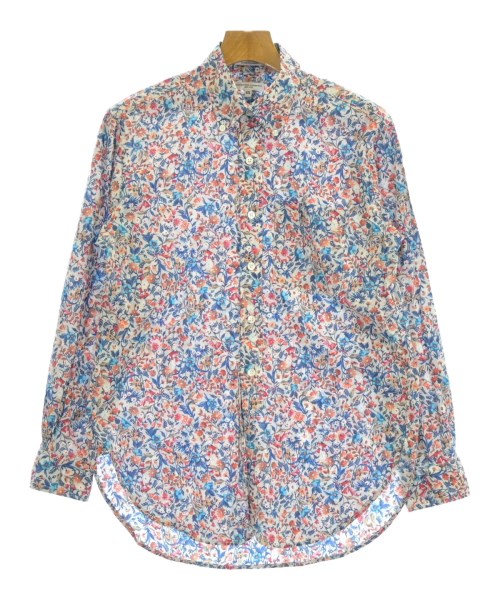 Engineered Garments エンジニアドガーメンツパーカー メンズ XS 白x青xオレンジ等(総柄)【中古】【古着】|RAGTAG(ブランド古着のラグタグ)