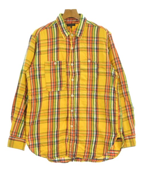 Engineered Garments エンジニアドガーメンツ カジュアルシャツ メンズ M 黄xオレンジx緑等(チェック) 【中古】【古着】