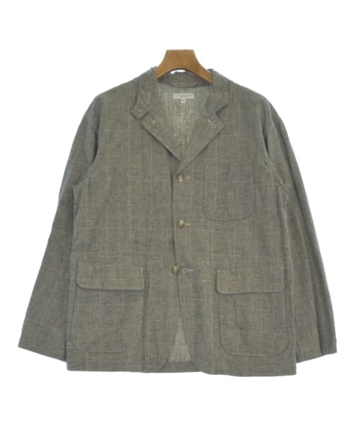 Engineered Garments エンジニアドガーメンツ テーラードジャケット メンズ XS グレーx黒(チェック) 【中古】【古着】