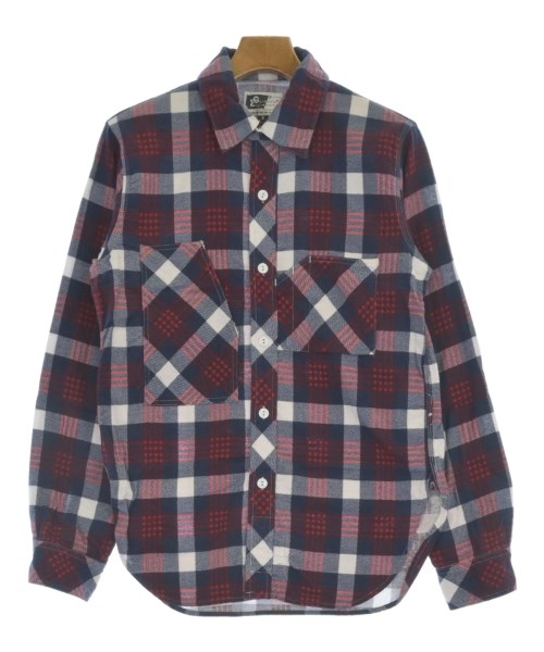 Engineered Garments エンジニアドガーメンツ カジュアルシャツ メンズ S 紺x白x赤(チェック) 【中古】【古着】