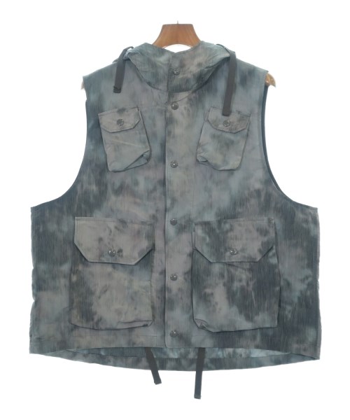 Engineered Garments エンジニアドガーメンツ ブルゾン(その他) メンズ L グレー系x緑系等(総柄) 【中古】【古着】