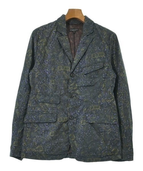 Engineered Garments エンジニアドガーメンツ ジャケット メンズ S 紺x緑等(総柄) 【中古】【古着】