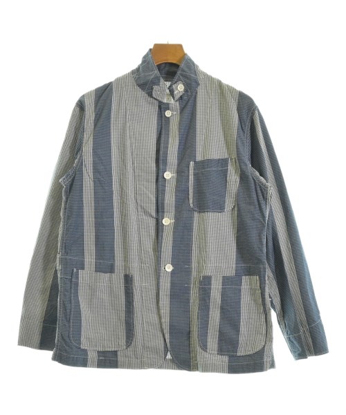 Engineered Garments エンジニアドガーメンツ カジュアルジャケット メンズ S 青x白等(チェック) 【中古】【古着】