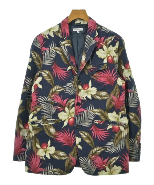 Engineered Garments エンジニアドガーメンツ カジュアルジャケット メンズ M 紺xベージュx赤等(総柄) 【中古】【古着】