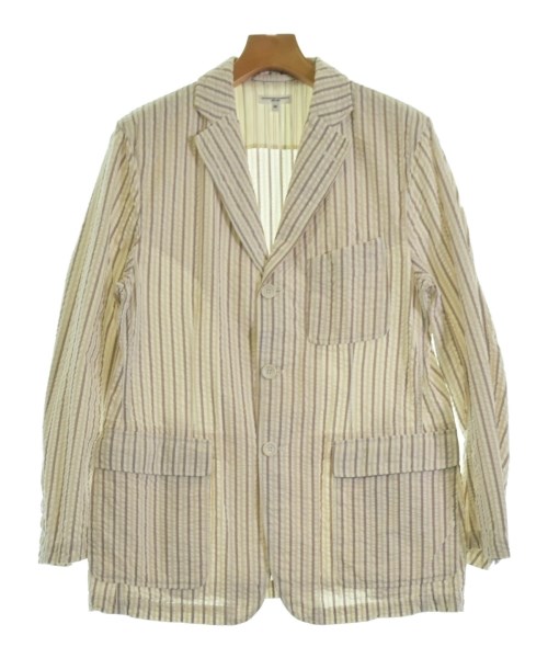 Engineered Garments エンジニアドガーメンツジャケット メンズ M ベージュx白x茶(ストライプ)【中古】【古着】｜RAGTAG（ブランド古着のラグタグ）