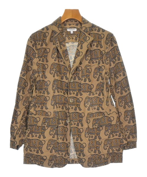 Engineered Garments エンジニアドガーメンツ カジュアルジャケット メンズ XS ベージュx茶xグレー(総柄) 【中古】【古着】