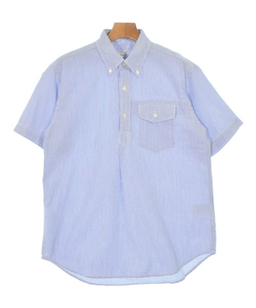 Engineered Garments エンジニアドガーメンツカジュアルシャツ メンズ XS 青x白(縞模様)【中古】【古着】