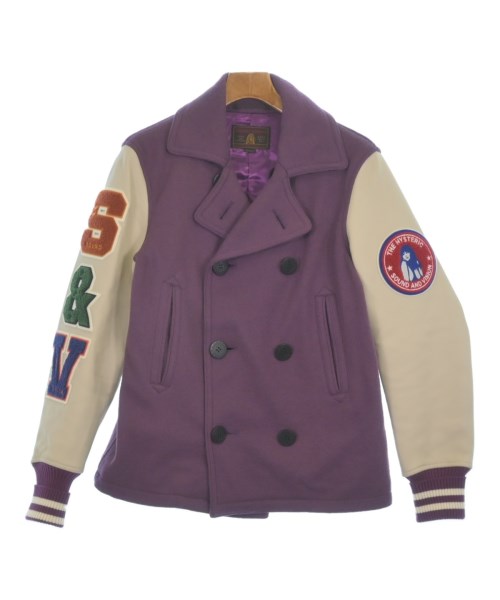 HYSTERIC GLAMOUR ヒステリックグラマー ピーコート メンズ M 紫xベージュ 【中古】【古着】