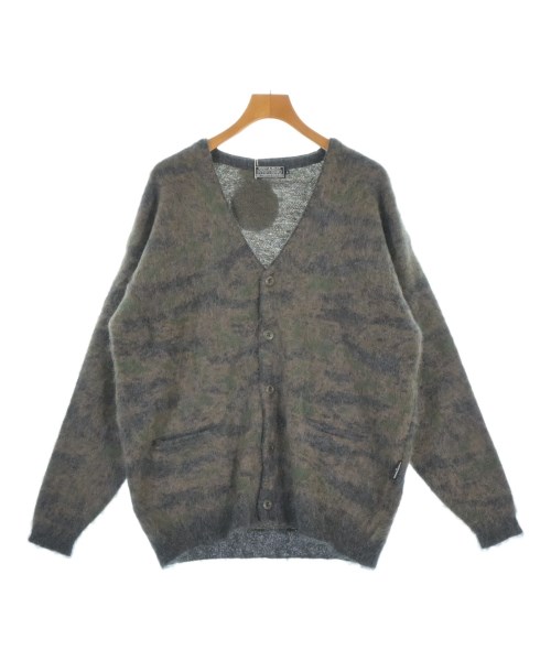 HYSTERIC GLAMOUR ヒステリックグラマーカーディガン メンズ L 薄墨色x緑x紺等【中古】【古着】