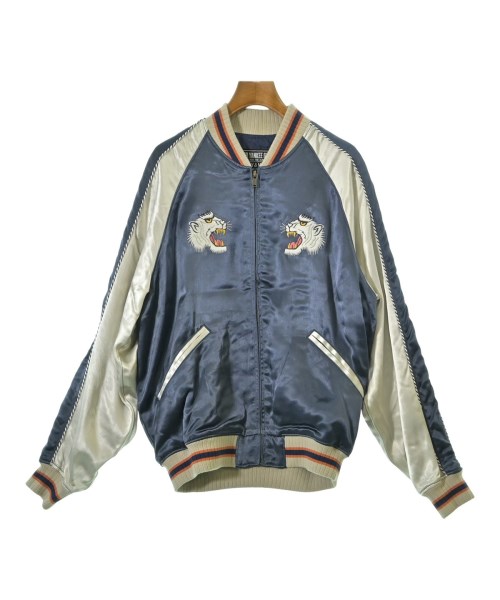 HYSTERIC GLAMOUR ヒステリックグラマー スタジャン メンズ L 紺系x白 【中古】【古着】