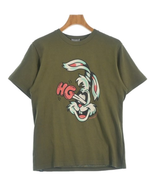 HYSTERIC GLAMOUR ヒステリックグラマーティーシャツ・カットソー メンズ M カーキ【中古】【古着】