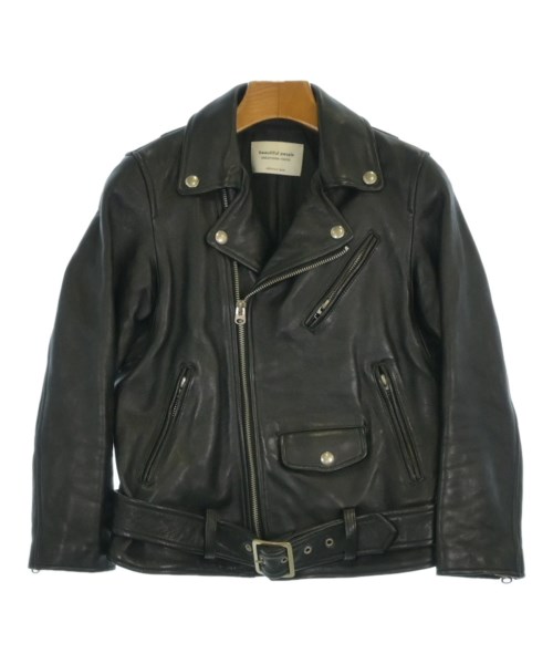 beautiful people ビューティフルピープルライダース レディース 130(XS位) 黒【中古】【古着】