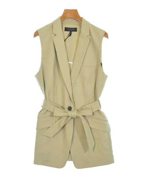rag & bone ラグアンドボーン カジュアルジャケット レディース -(XL位) ベージュ 【中古】【古着】
