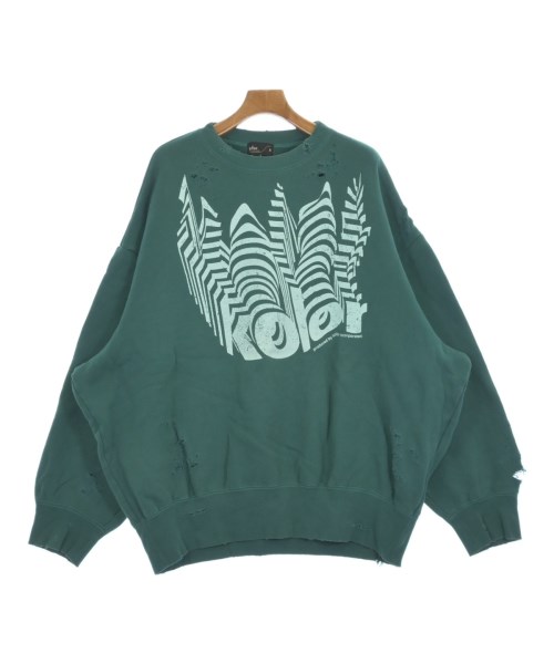 kolor カラースウェット メンズ 3(L位) 緑【中古】【古着】