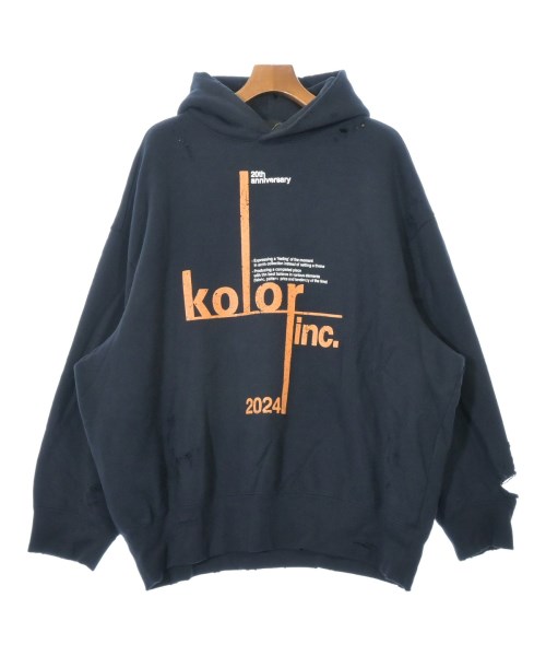 kolor 色合いパーカー メンズ 3(L位) 紺【中古】【古着】