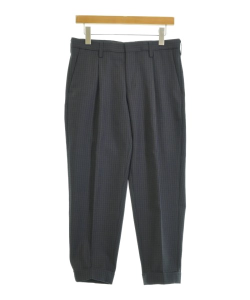 kolor カラー スラックス メンズ 1(S位) 紺x茶x黒(チェック) 【中古】【古着】 12,240円