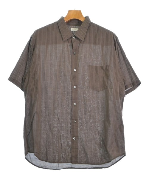 steven alan スティーブンアラン カジュアルシャツ メンズ L 茶系(ストライプ) 【中古】【古着】