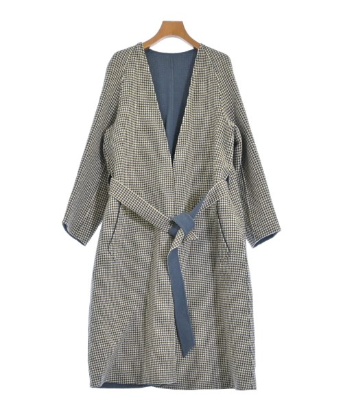 steven alan スティーブンアラン コート（その他） レディース F ベージュx茶x青(千鳥格子) 【中古】【古着】