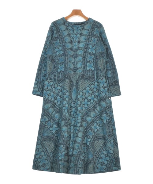 Juana de Arco ホォアナデアルコ ワンピース レディース M 青系x黒(総柄) 【中古】【古着】 5,822円