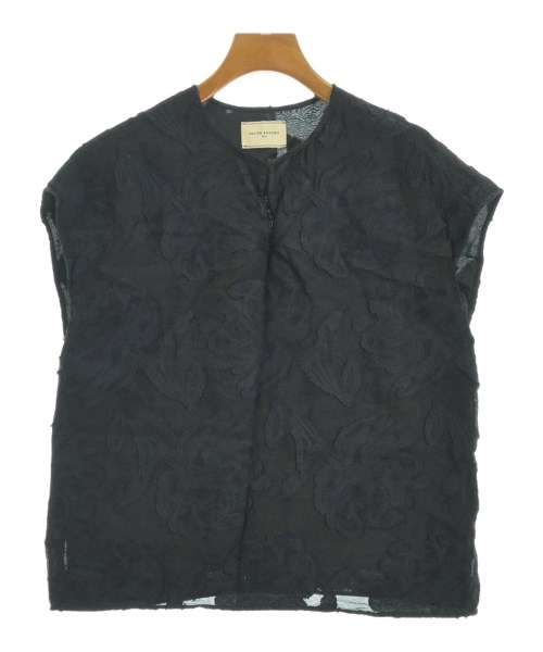 UNITED ARROWS ユナイテッドアローズ ブラウス レディース 38(M位) 黒x濃紺(総柄) 【中古】【古着】