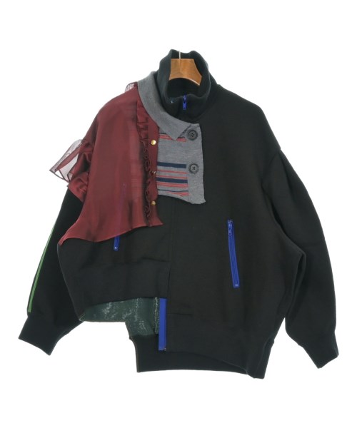 kolor カラー ブルゾン レディース 1(S位) 黒x赤xグレー等 【中古】【古着】