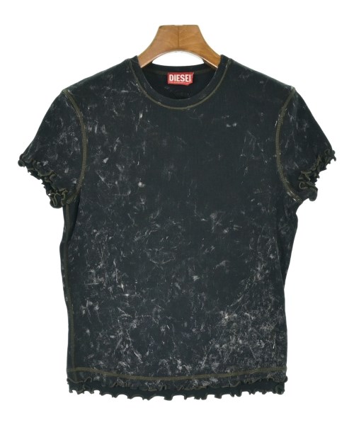 DIESEL ディーゼル Tシャツ・カットソー レディース XL ダークグレー系x白 【中古】【古着】