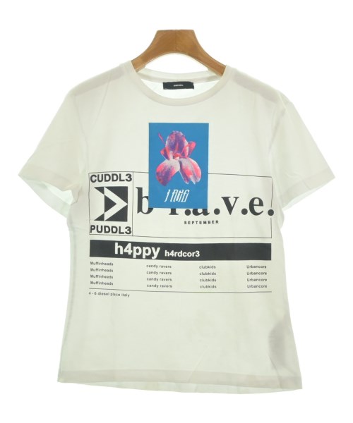 DIESEL ディーゼル Tシャツ・カットソー レディース S 白 【中古】【古着】