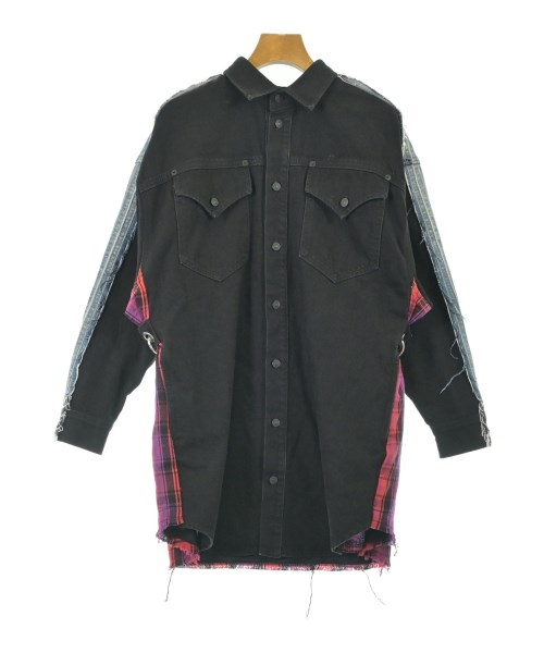 DIESEL ディーゼルデニムジャケット レディース XXS 黒x青xピンク等【中古】【古着】|RAGTAG(ブランド古着のラグタグ)