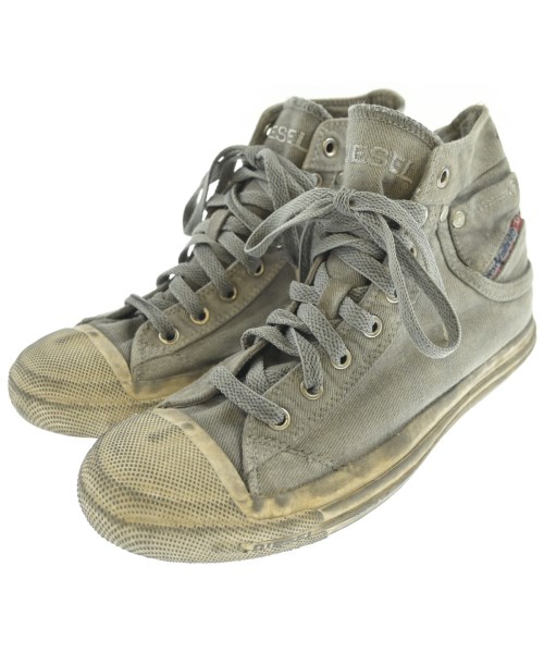DIESEL ディーゼルスニーカー レディース 25.5糎 薄墨色【中古】【古着】